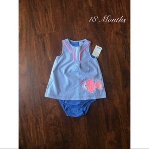 🚫SOLD🚫Carter’s Brand 18M Cute Fishy Sundress